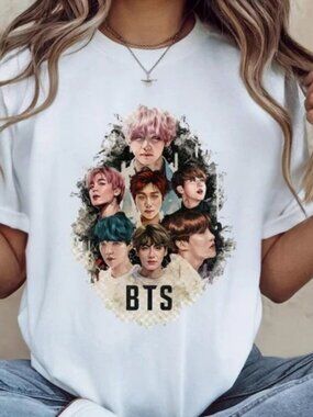 BTS Fan Concert Graphic T-Shirt for ARMY Supporters  K-Pop Music T Shirt  209